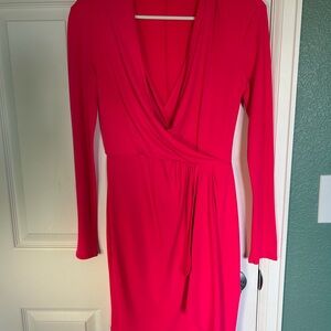 Victoria's Secret Fuchsia Long Sleeve Dress